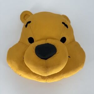 Disney‎ Winnie the Pooh Head/Face Puffalump Hanging Pillow Plush Nylon Vintage